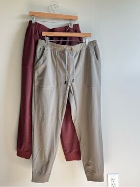 Mack Weldon Ace Sweatpants Men Large Set 2 Tapered Daily Wear Joggers Drawstring